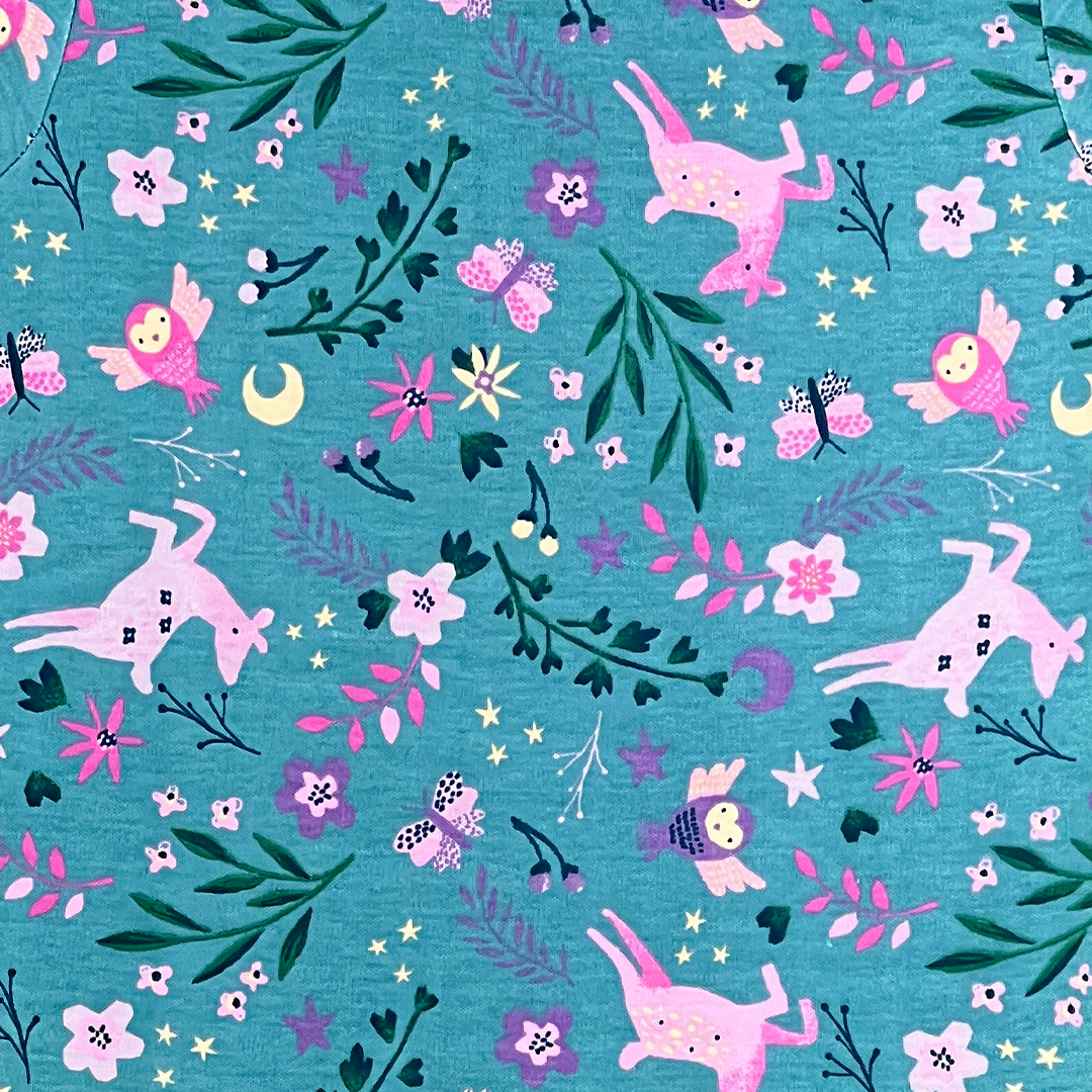 Forest Printed Girls Two Piece - 18-24 Months