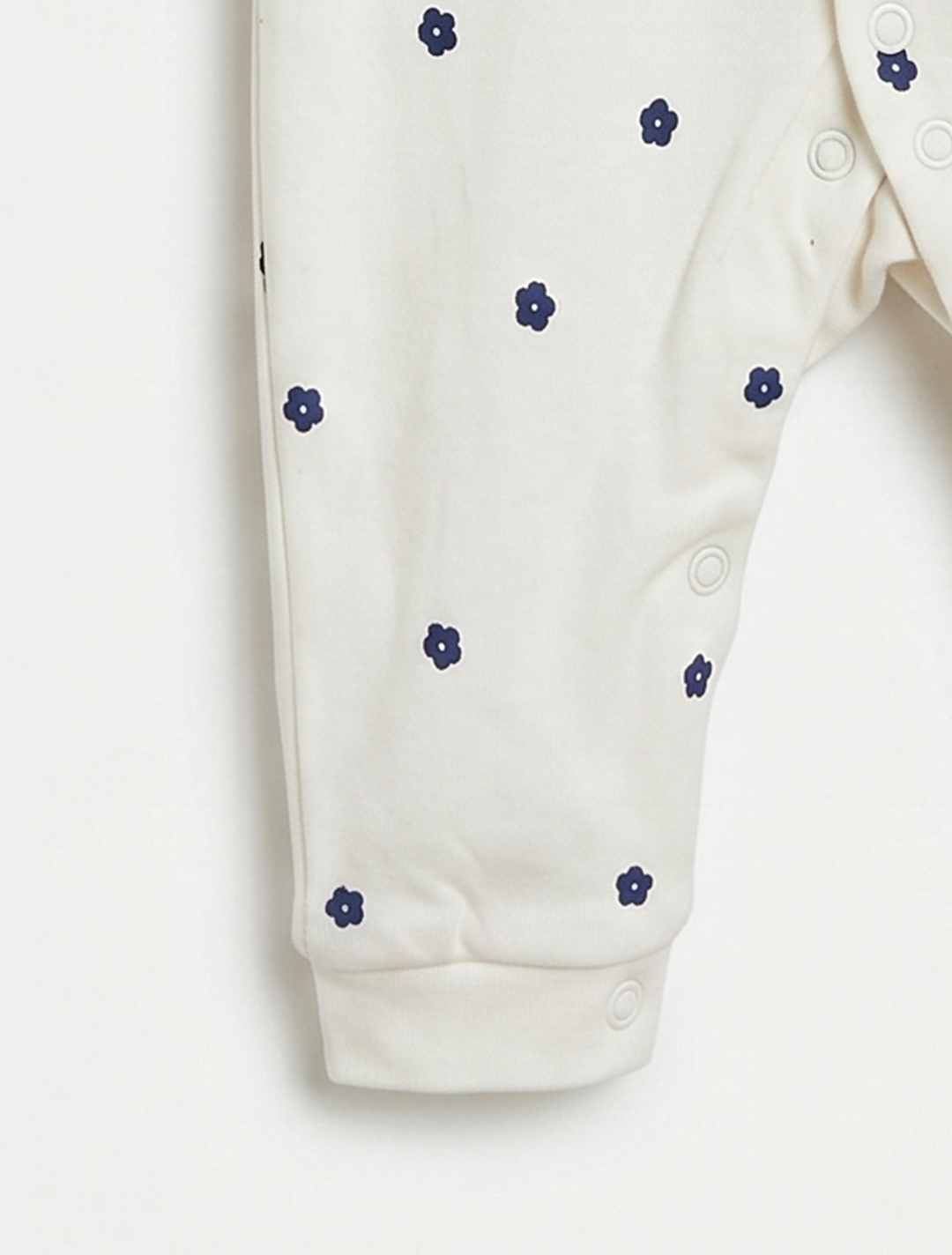 WHITE FLORAL PRINTED SROMPER