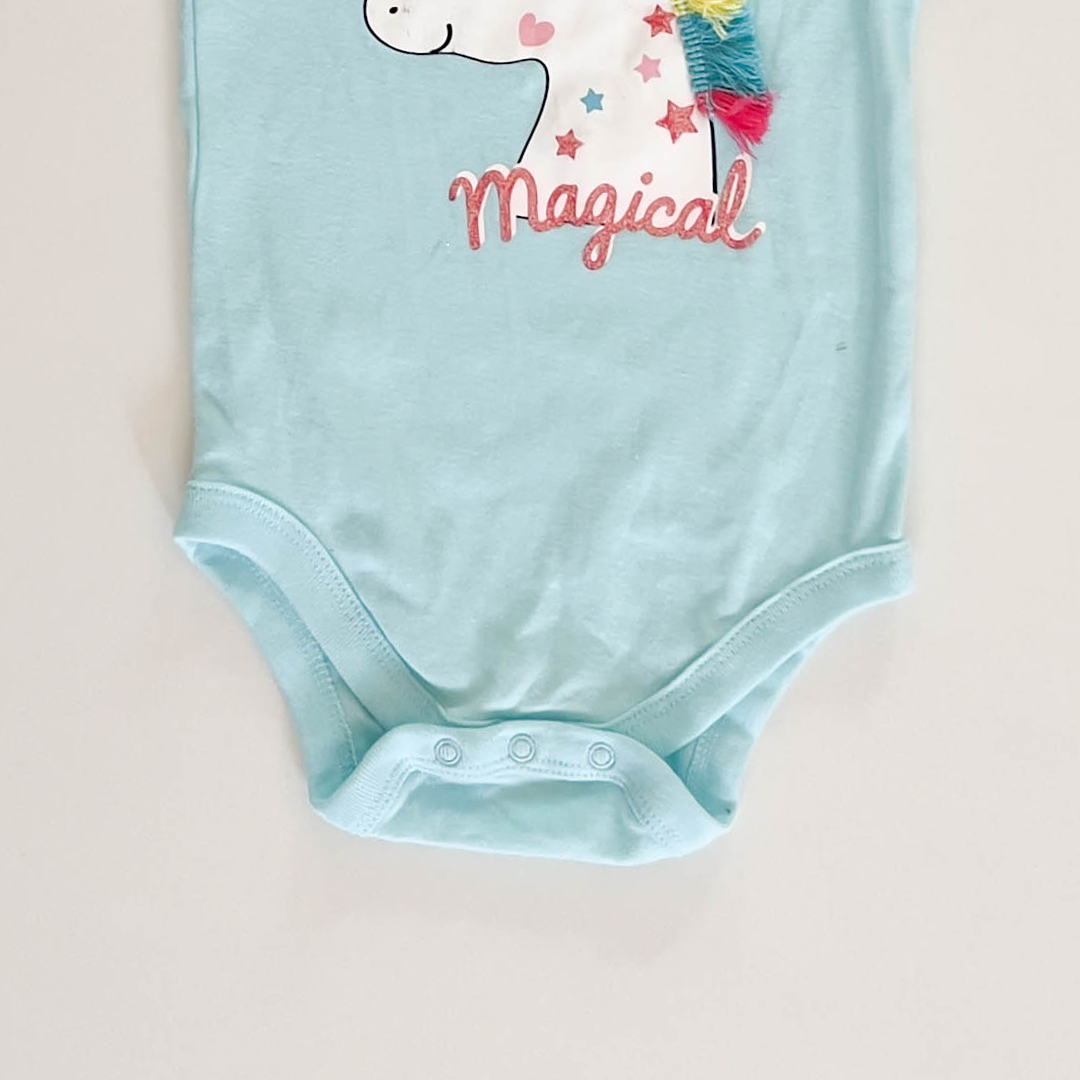 BLUE UNICORN ONESIE