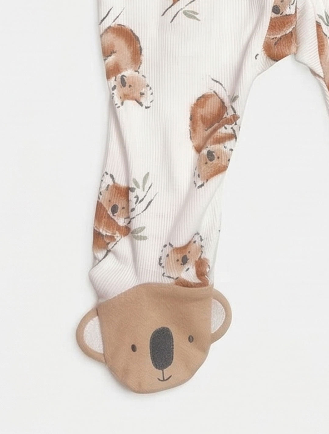 RIBBED 2 WAY ZIPPER SLEEPSUIT