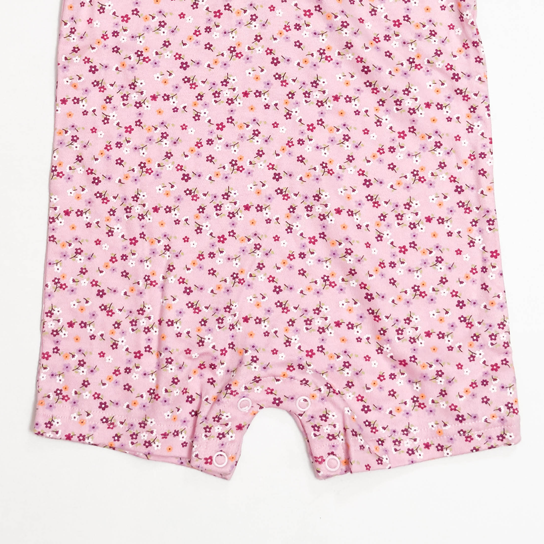 PINK FLORAL JUMPSUIT