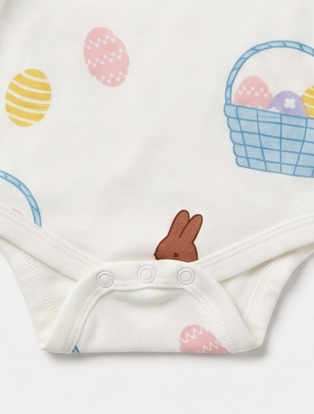 WHITE PRINTED FULLSLEEVE ONESIE