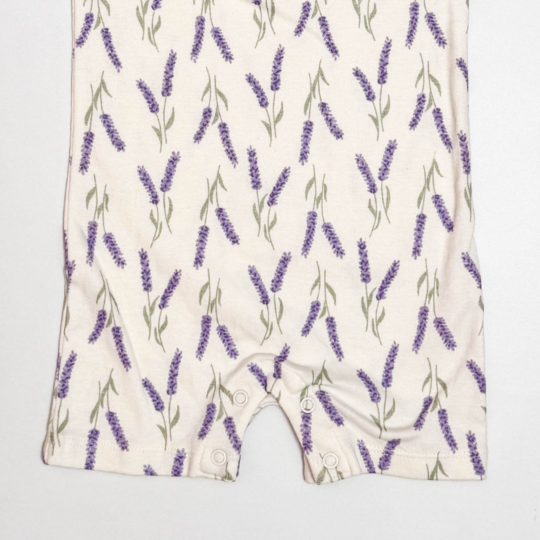 LAVENDER PRINTED GIRLS JUMPSUIT