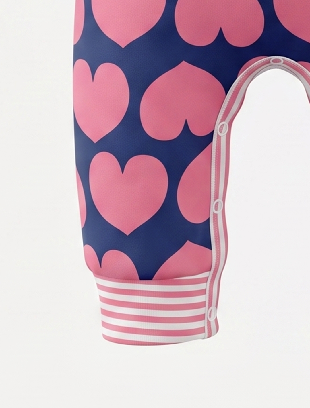 PINK LOVE PRINTED ROMPER