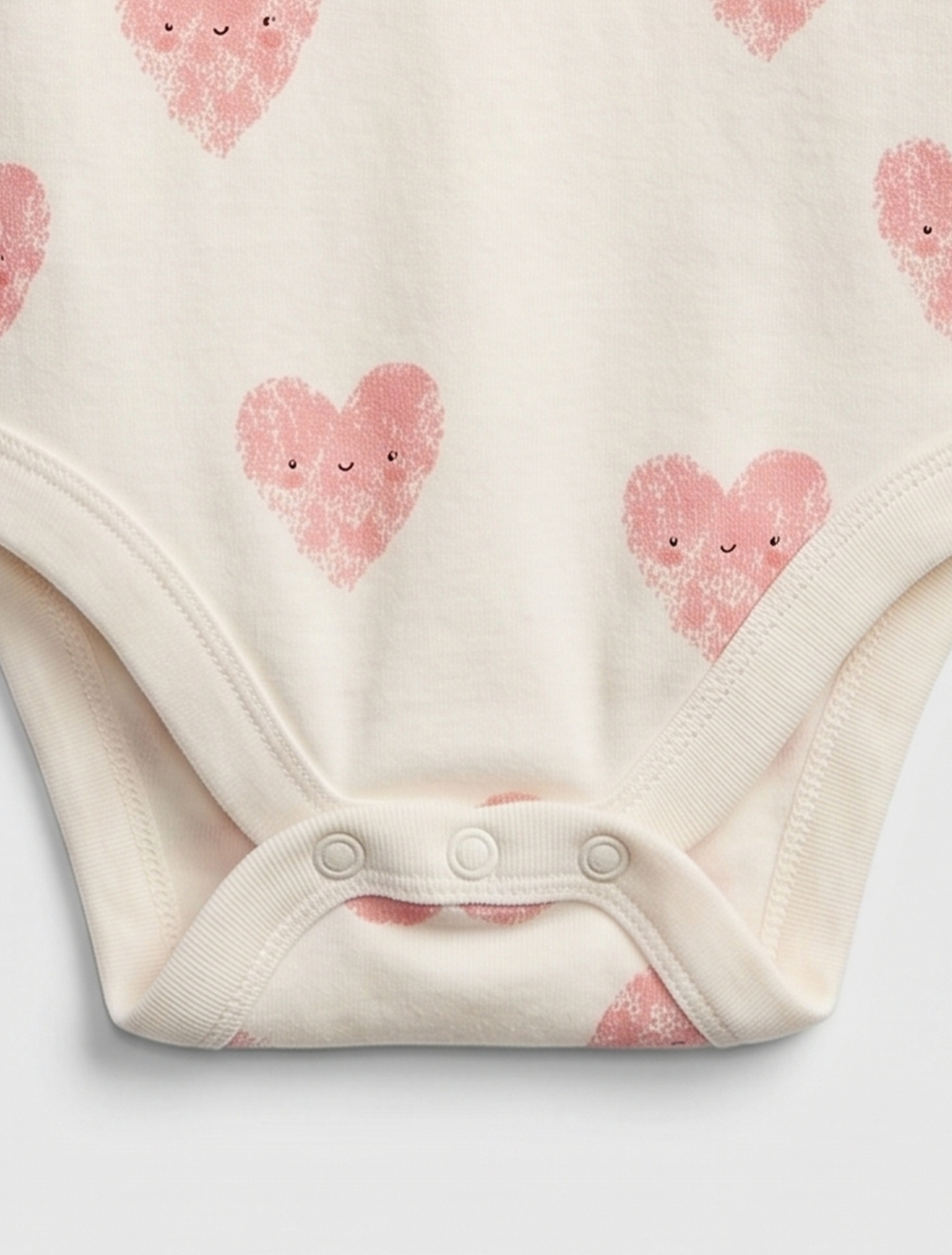 PINK LOVE PRINTED ONESIE