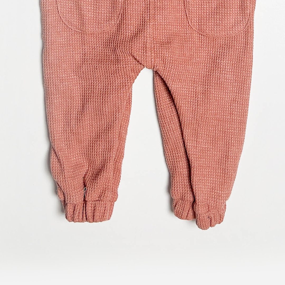 CHESTNUT KNITTED DUNGAREE