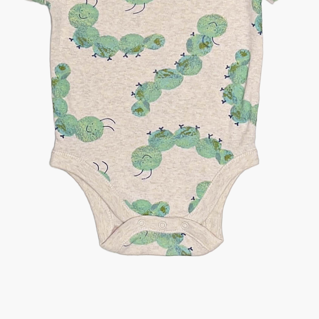 BEIGE CATERPILLER ONESIE