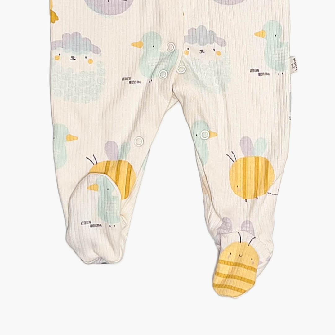 CUTE PRINTED RIBBED ANIMALS