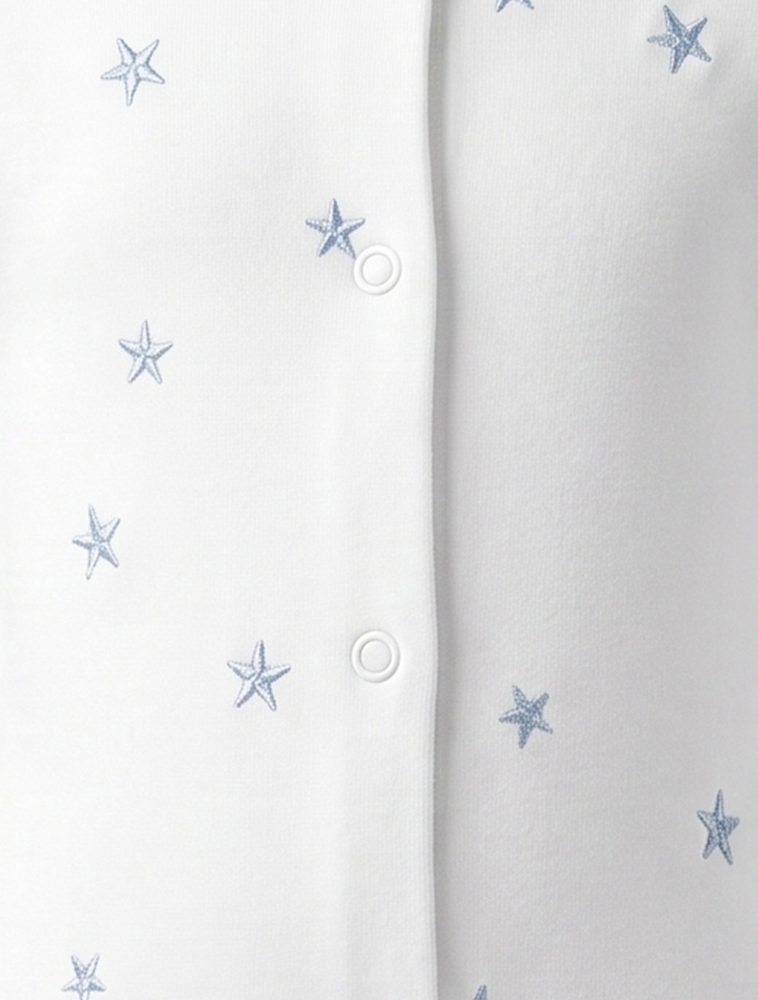 BLUE STAR PRINTED SLEEPSUIT