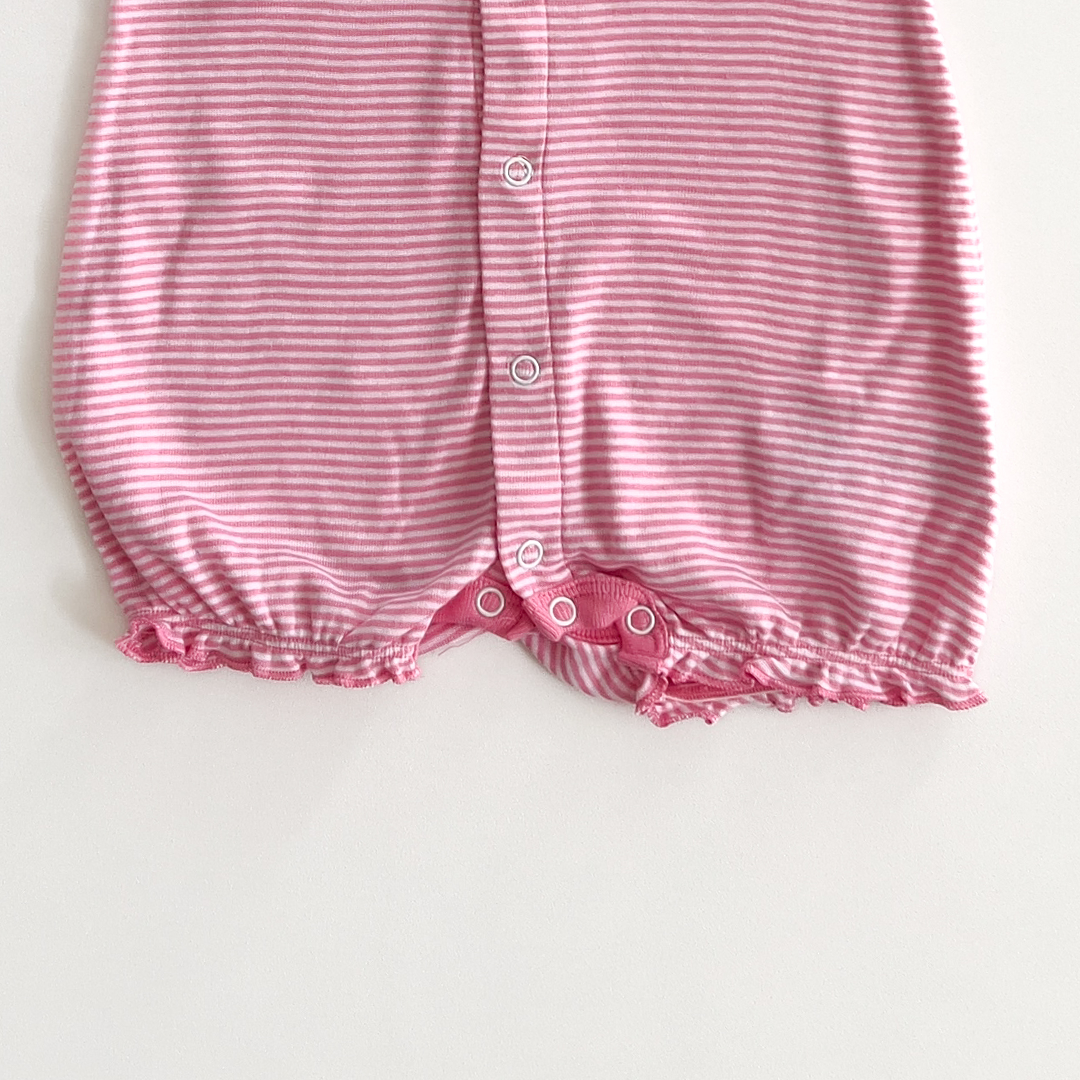 pink striped fancy jumpsuit