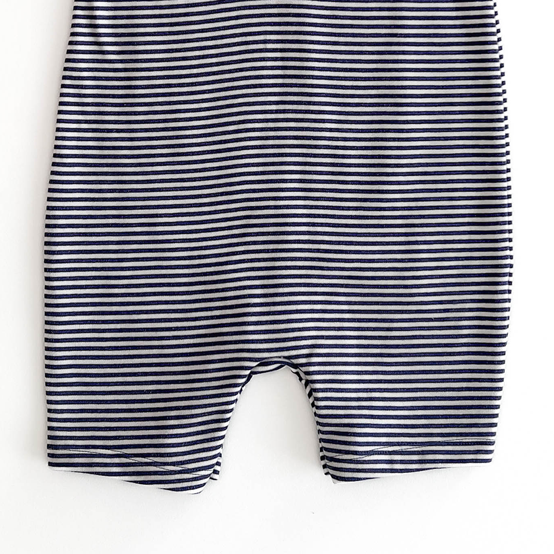 SLEEVLES STRIPED JUMPSUIT