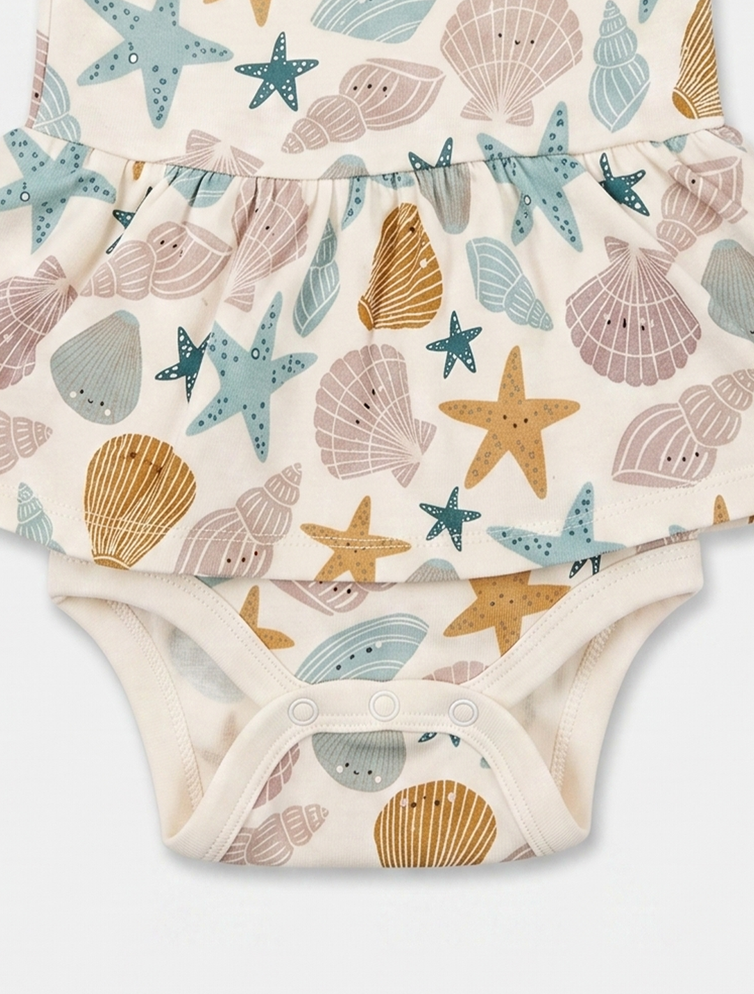 OCEAN PRINTED FANCY SUNSUIT
