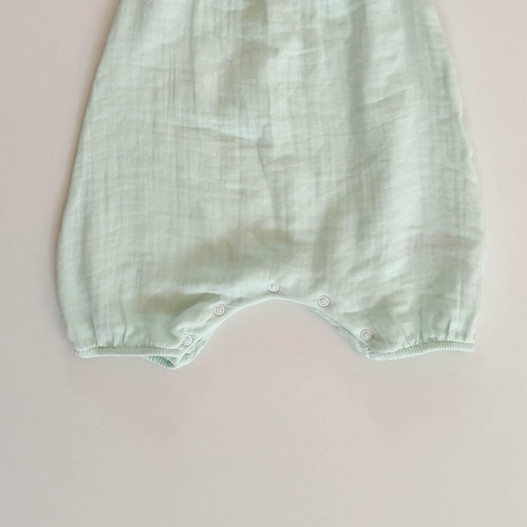 MINT GREEN MUSLIN JUMPSUIT