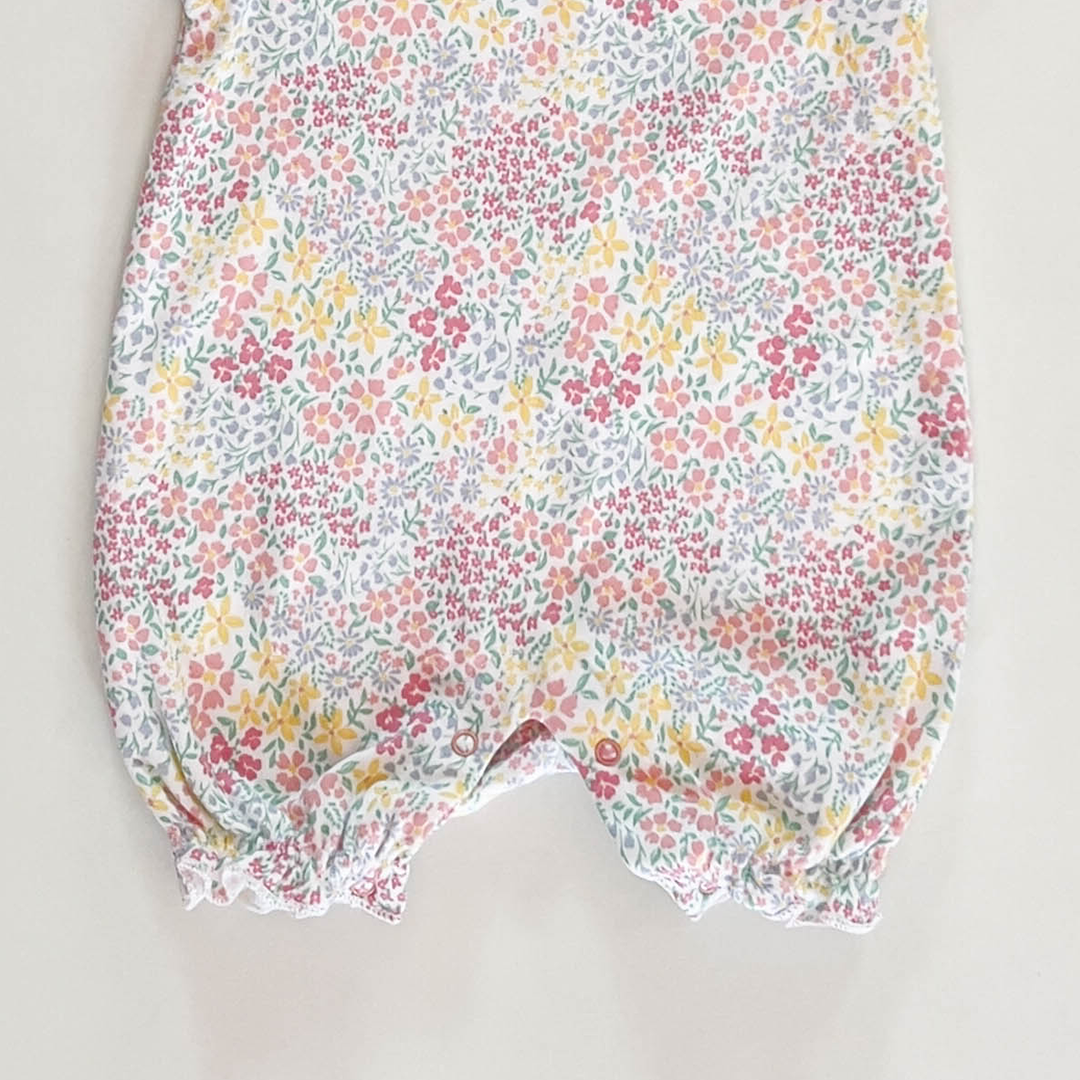 GIRLS FLORAL PRINTED JUMPSUIT