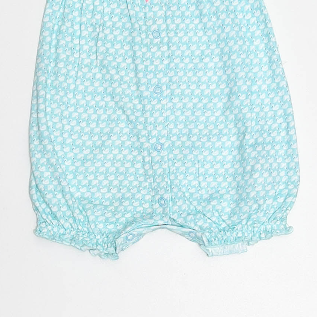 BLUE PRINTED FANCY JUMPSUIT