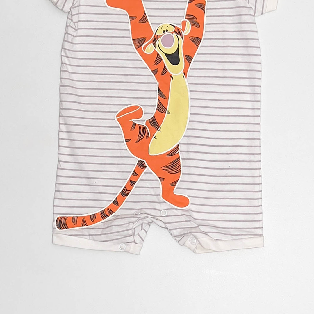 PRINTED STRIPED JUMPSUIT