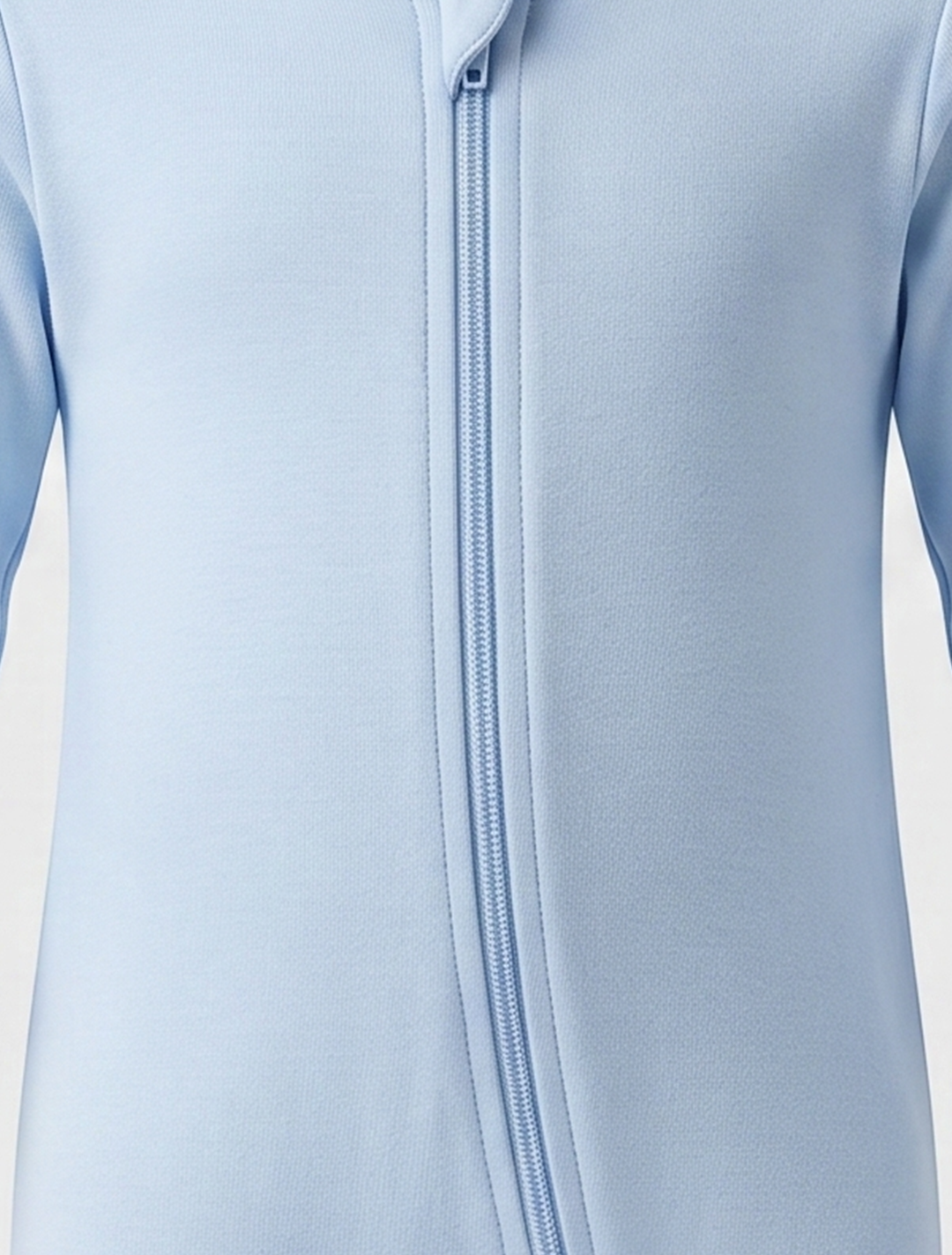 Blue zipper boys sleepsuit