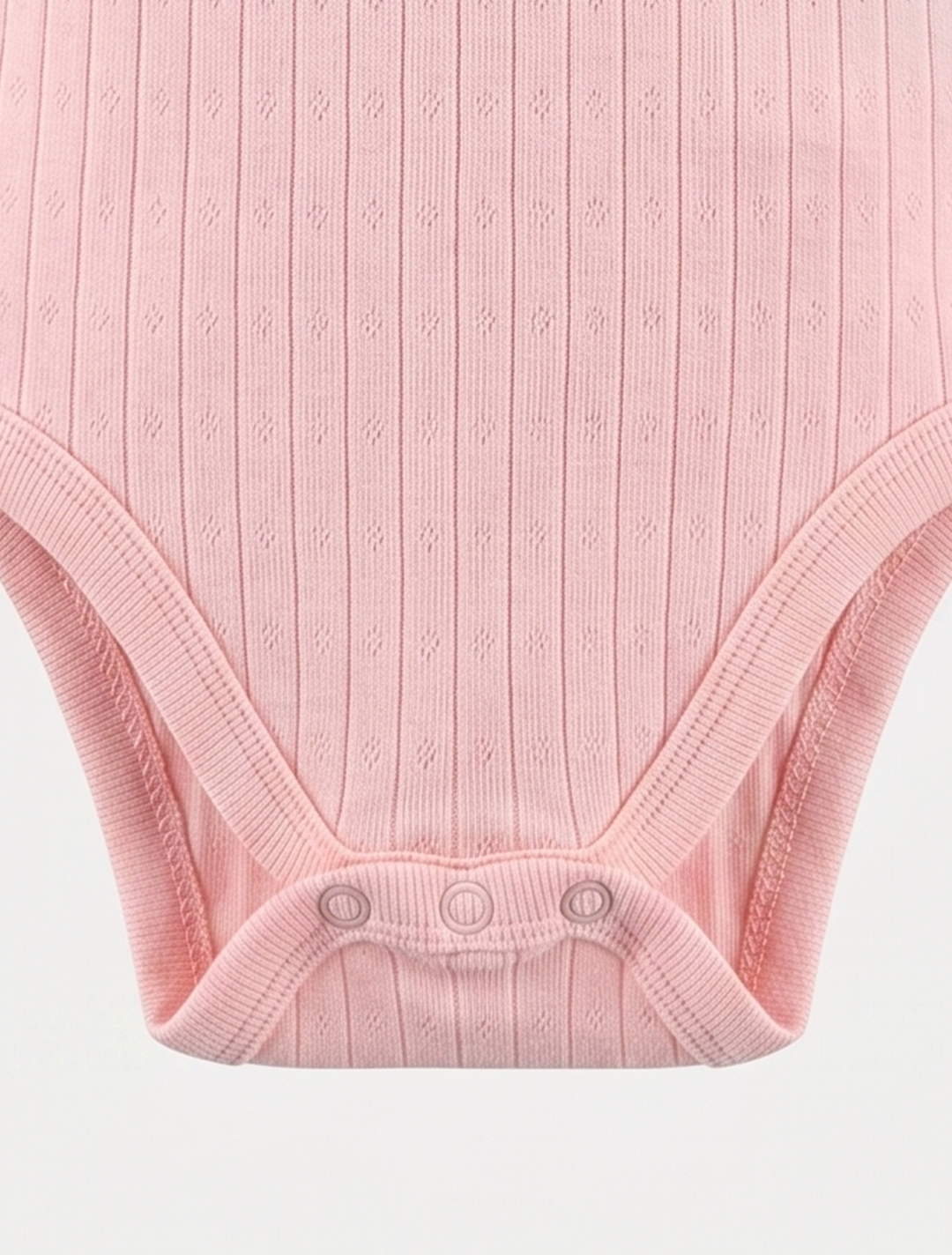POWDER PINK POINTELLE ONESIE