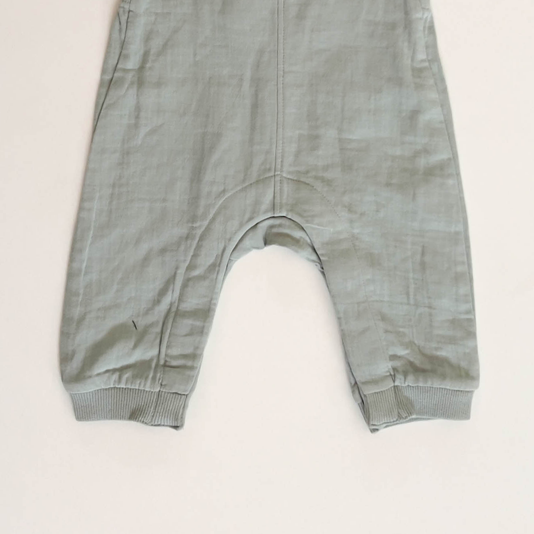 SAGE MUSLIN DUNGAREE