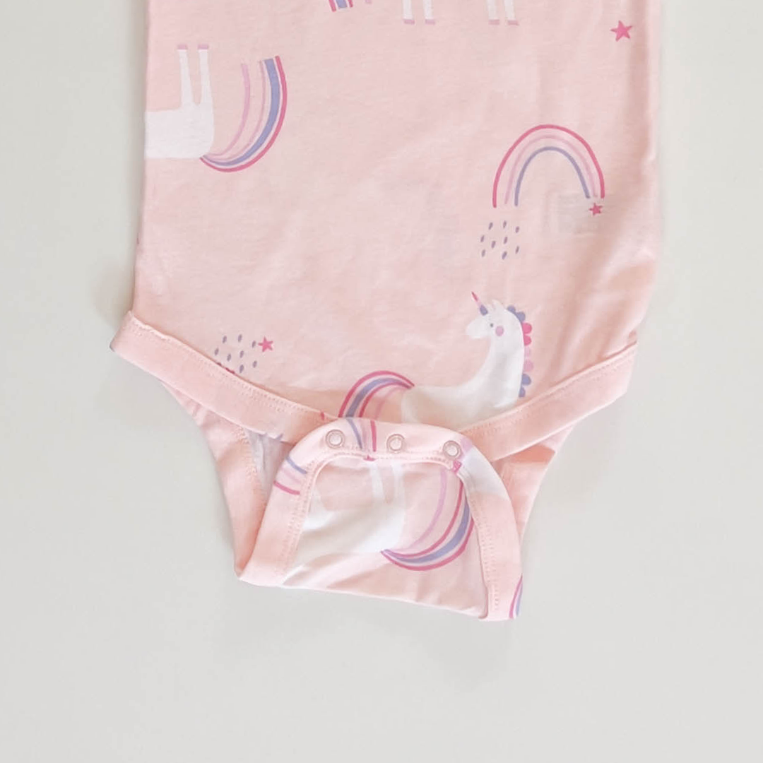 PEACH UNICORN GIRLS ONESIE