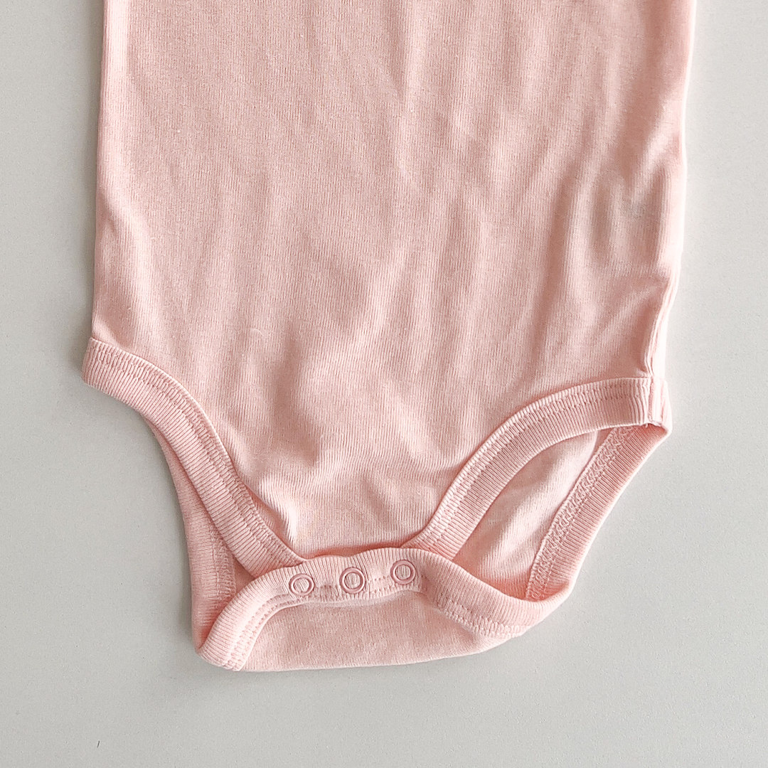 Peach pink colour onesie