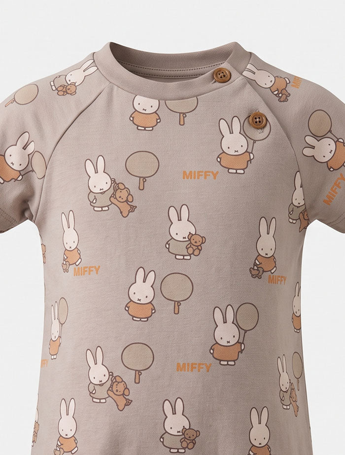 Grey bunny printed jumpsuit