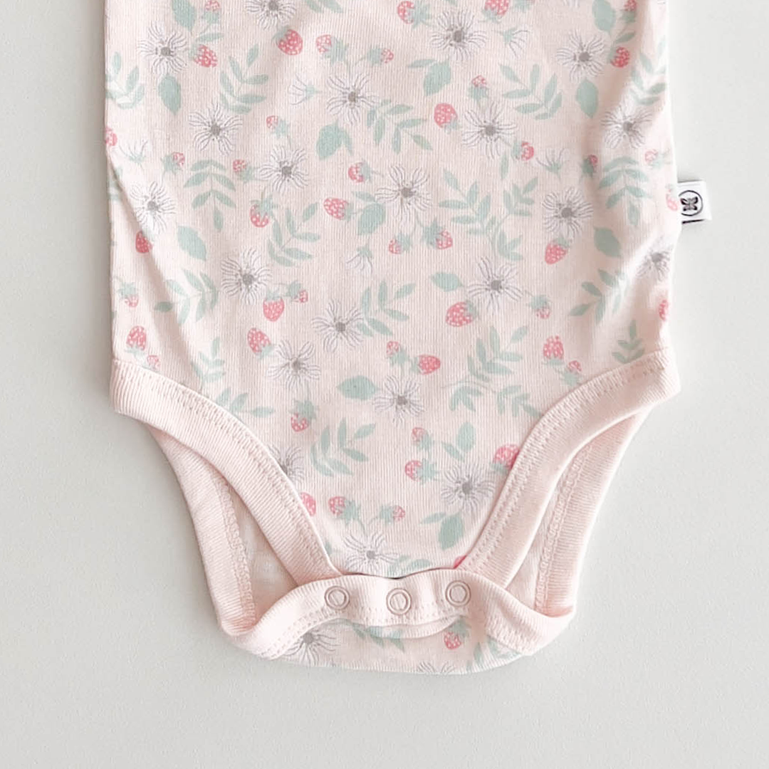 PASTEL INK FLORAL ONESIE