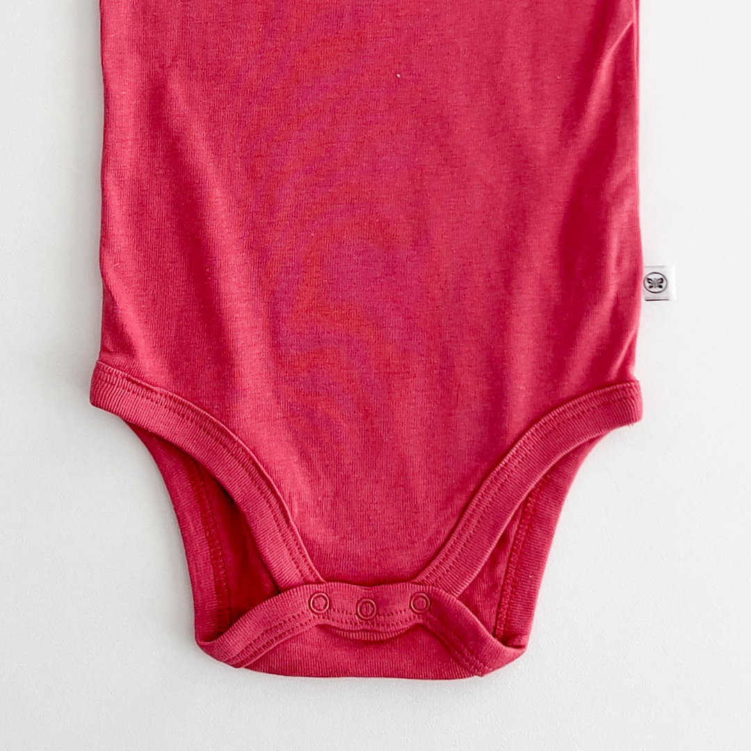 CORAL PINK PLAIN ONESIE