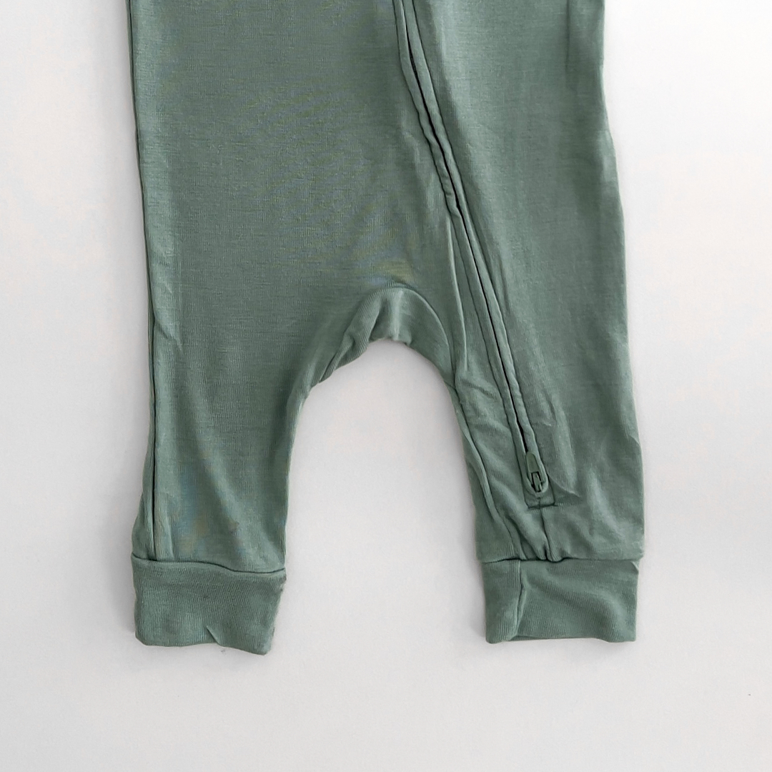 PASTEL GREEN PLAIN ROMPER