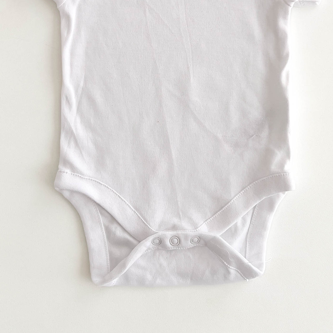 NEXT BABY WHITE BEAR PRINT ONESIE
