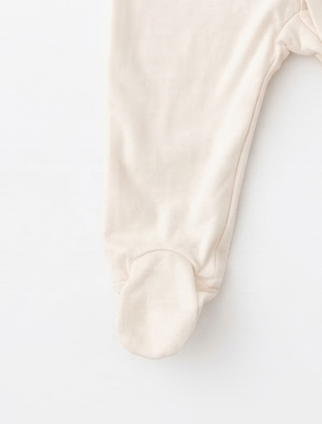 BEIGE BUTTON SLEEPSUIT
