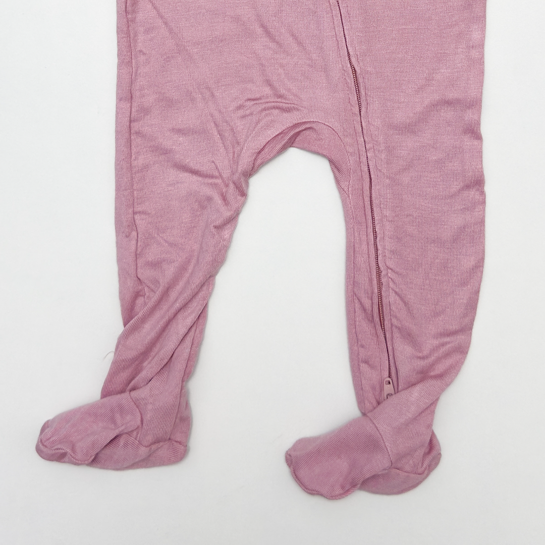 PASTEL PINK VISCOUS SLEEPSUIT