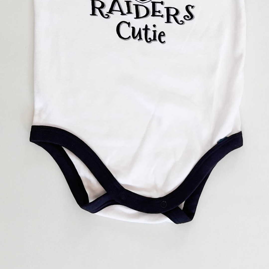 BLACK PRINTED ONESIE