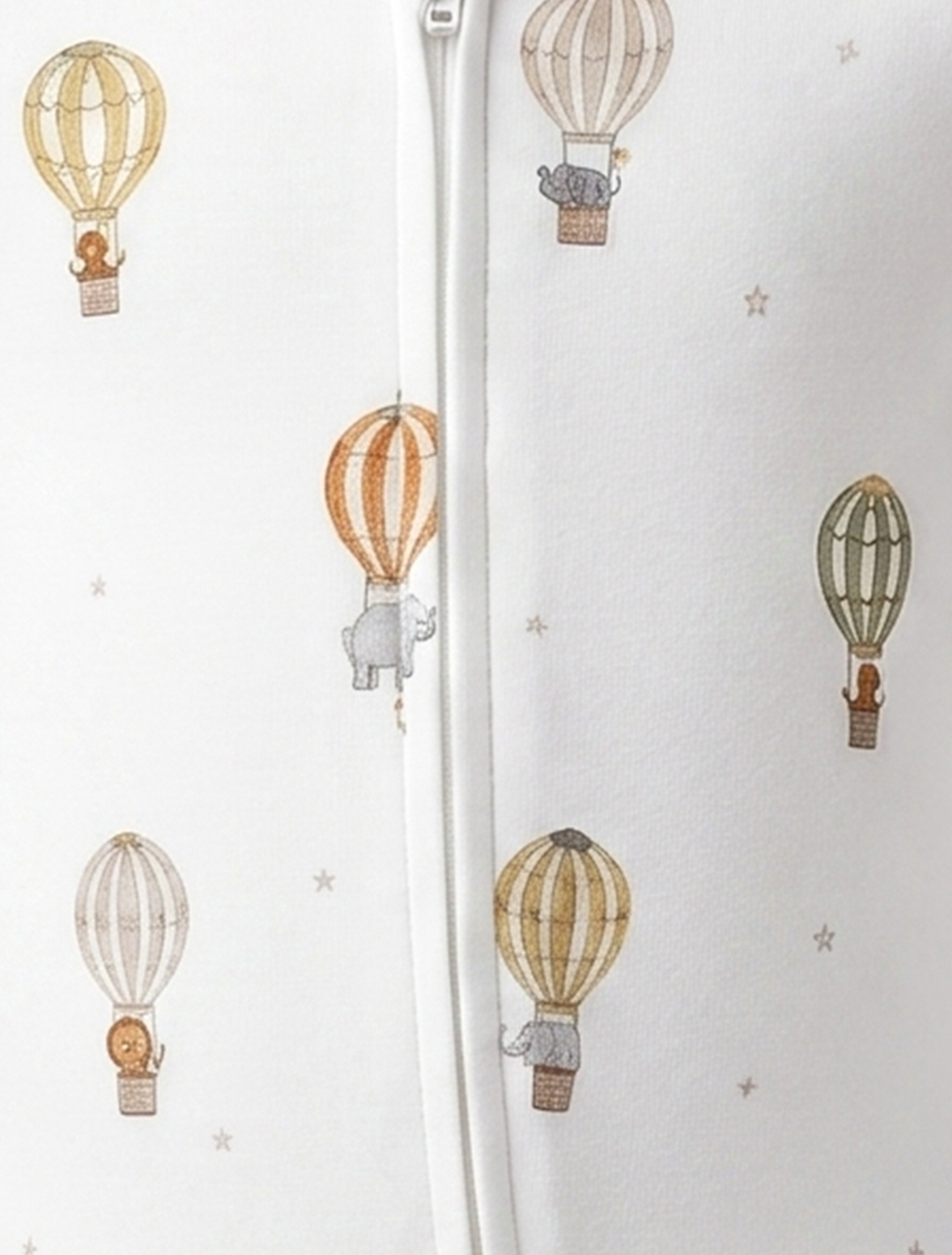 White airballoon printed sleepsuit
