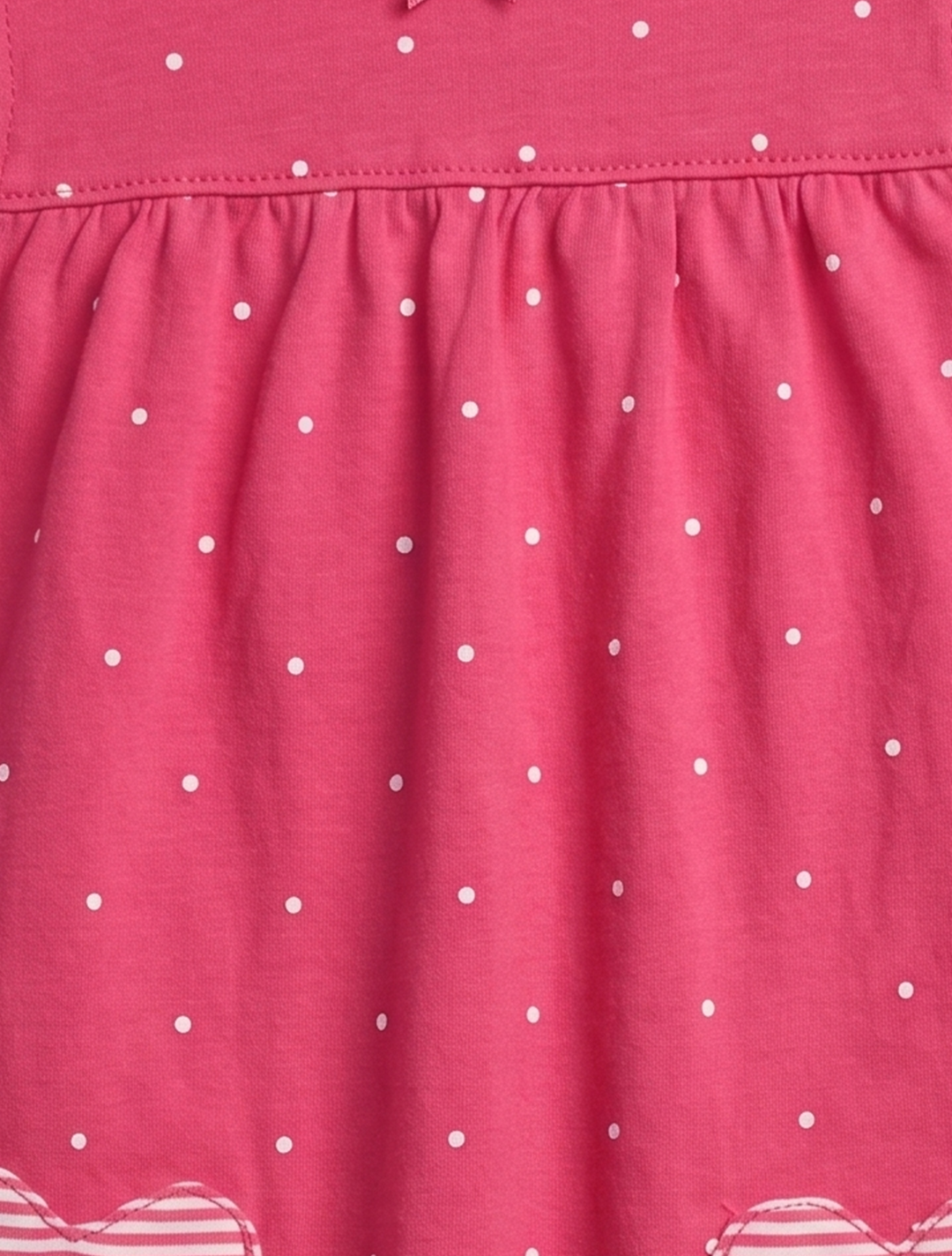 Hot pink polka dotted fancy jumpsuit