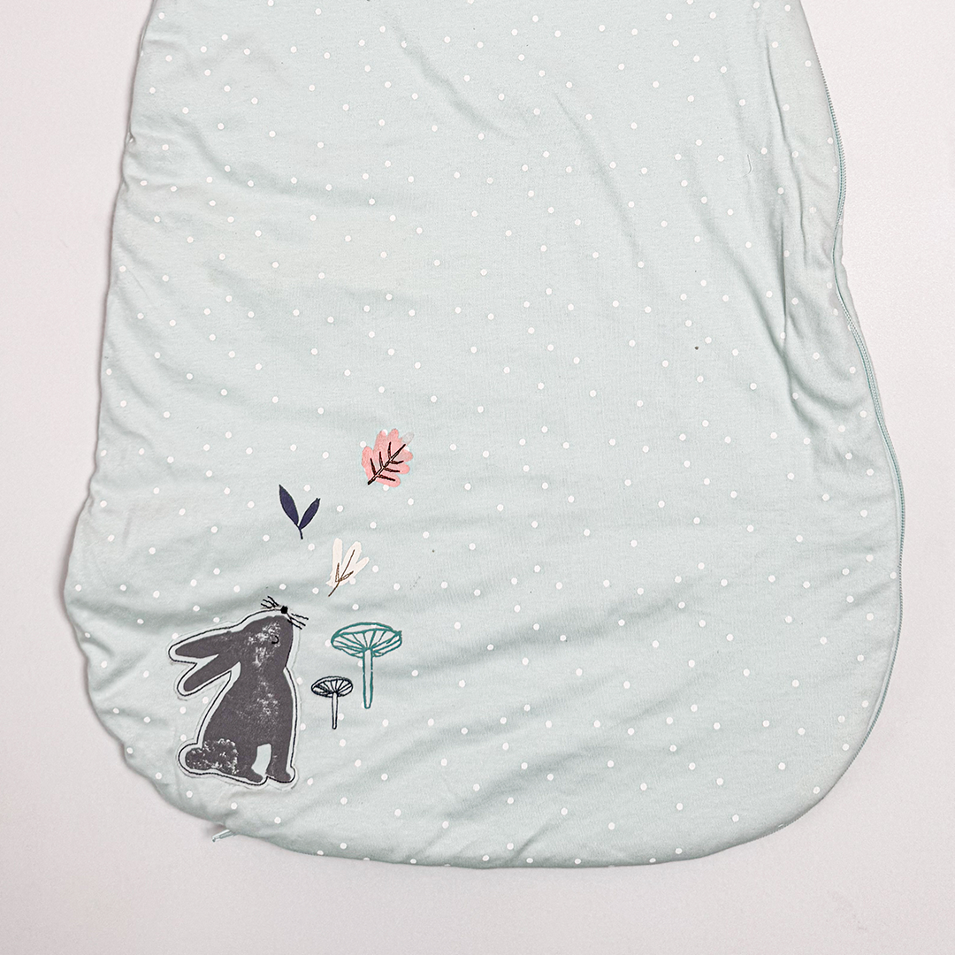 MINT GREEN DOTTED PRINTED SLEEPING BAG
