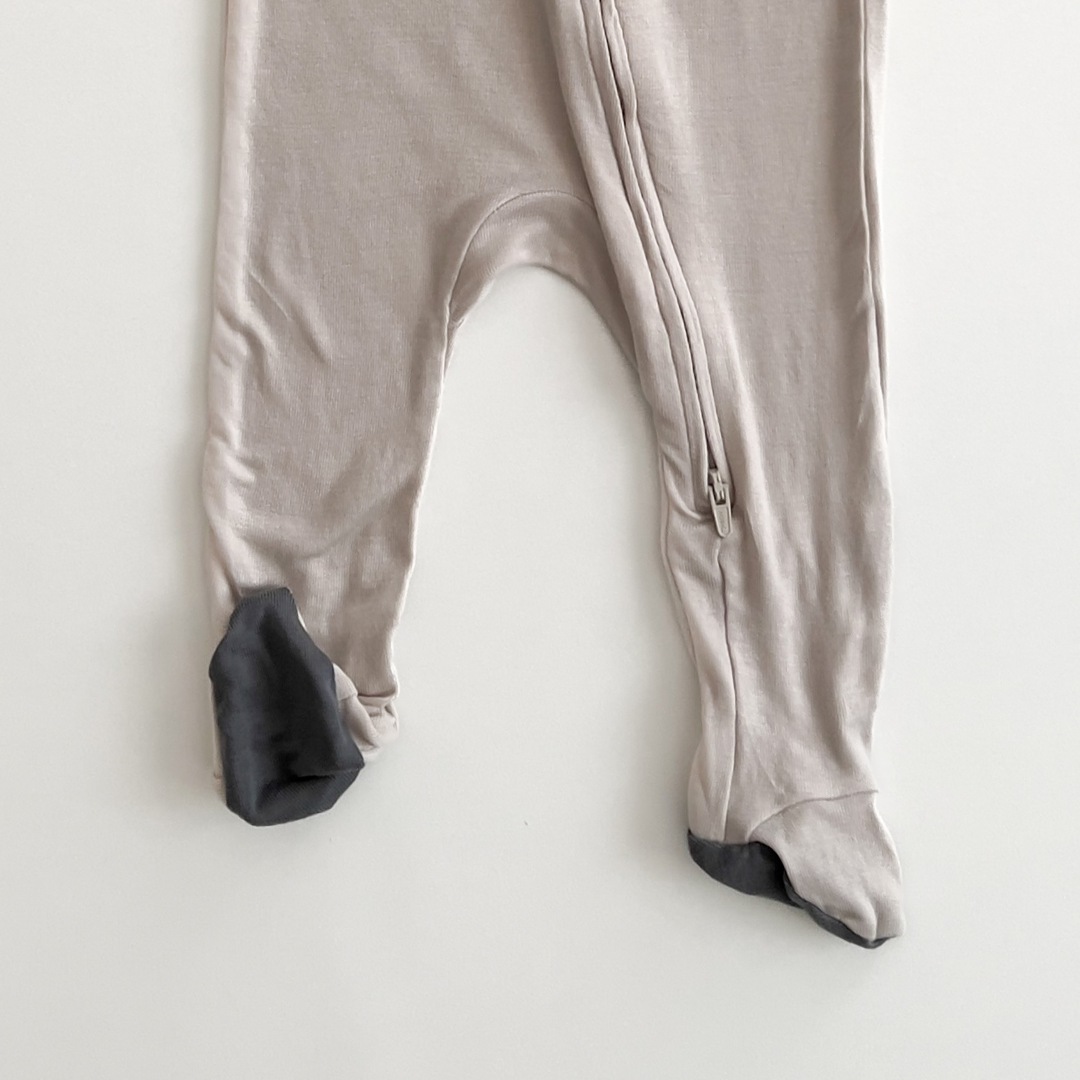 oatmeal coloured plain sleepsuits