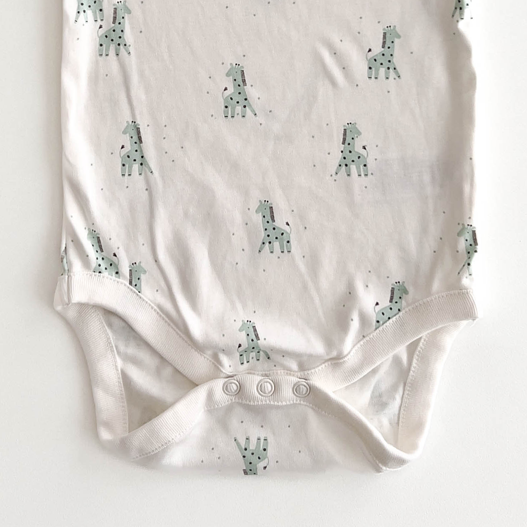 NEXT BABY GIRAFFE PRINT ONESIE