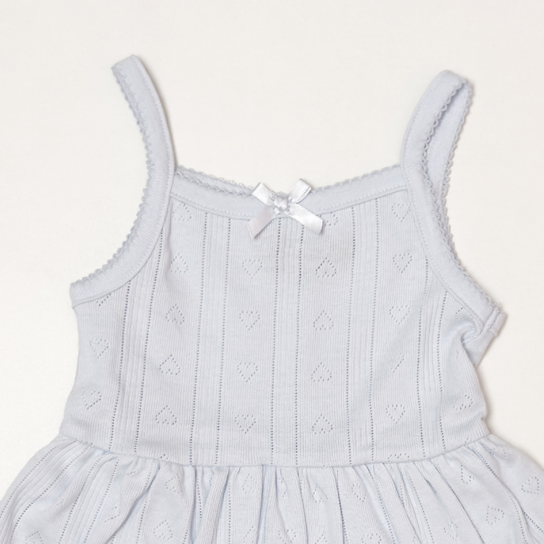 SKY BLUE POINTELLE SUNSUIT