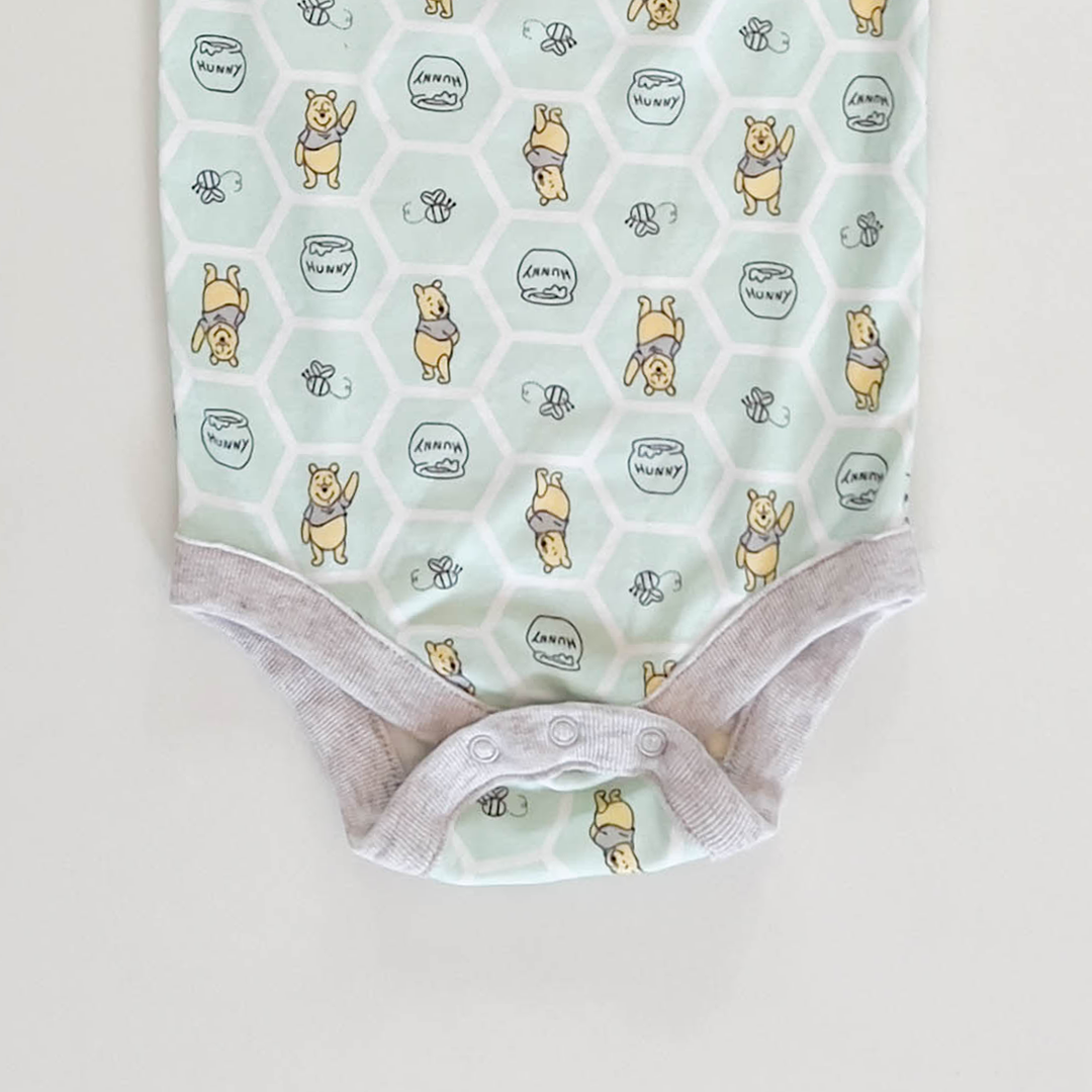 MINT GREEN POOH ONESIE