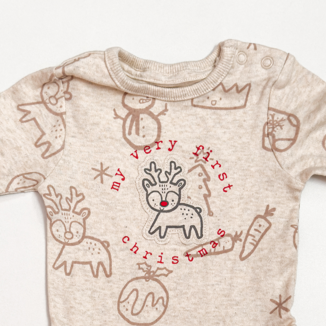 MY FIRST CHRISTMAS ONESIE