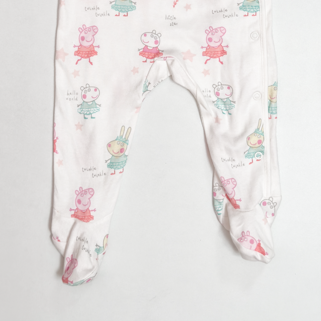 PEPA PIG BUTTON SLEEPSUIT