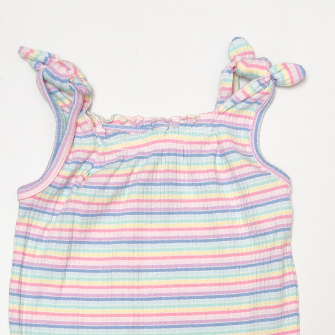 MULTICOLOR STRIPED RIBBED FANCY ONEISE