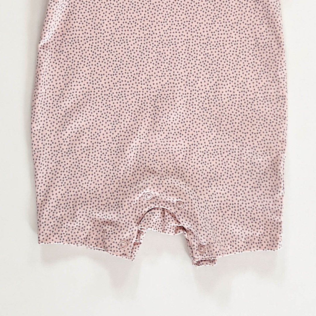 PASTEL PINK DOTTED JUMPSUIT