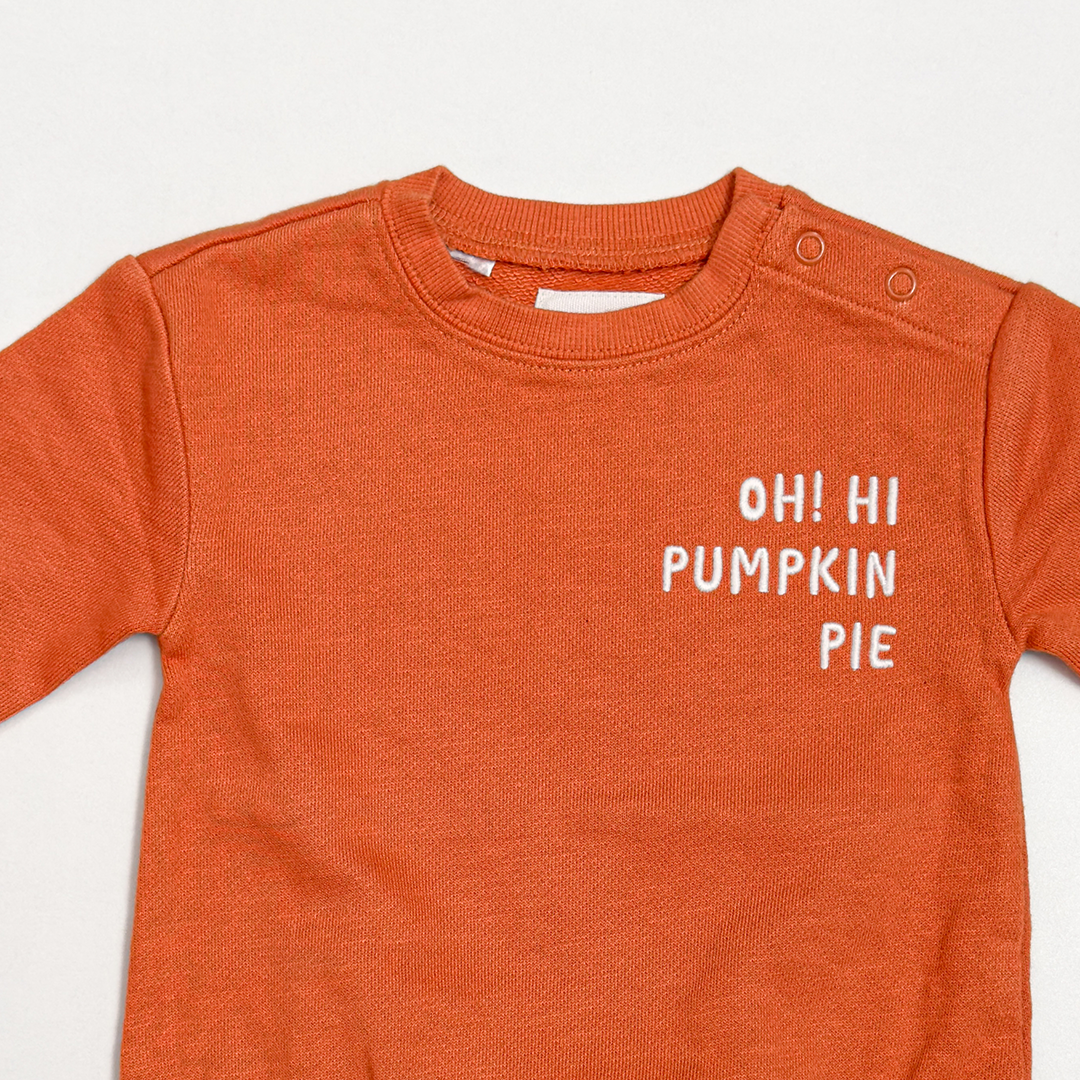 RUST ORANGE ONESIE