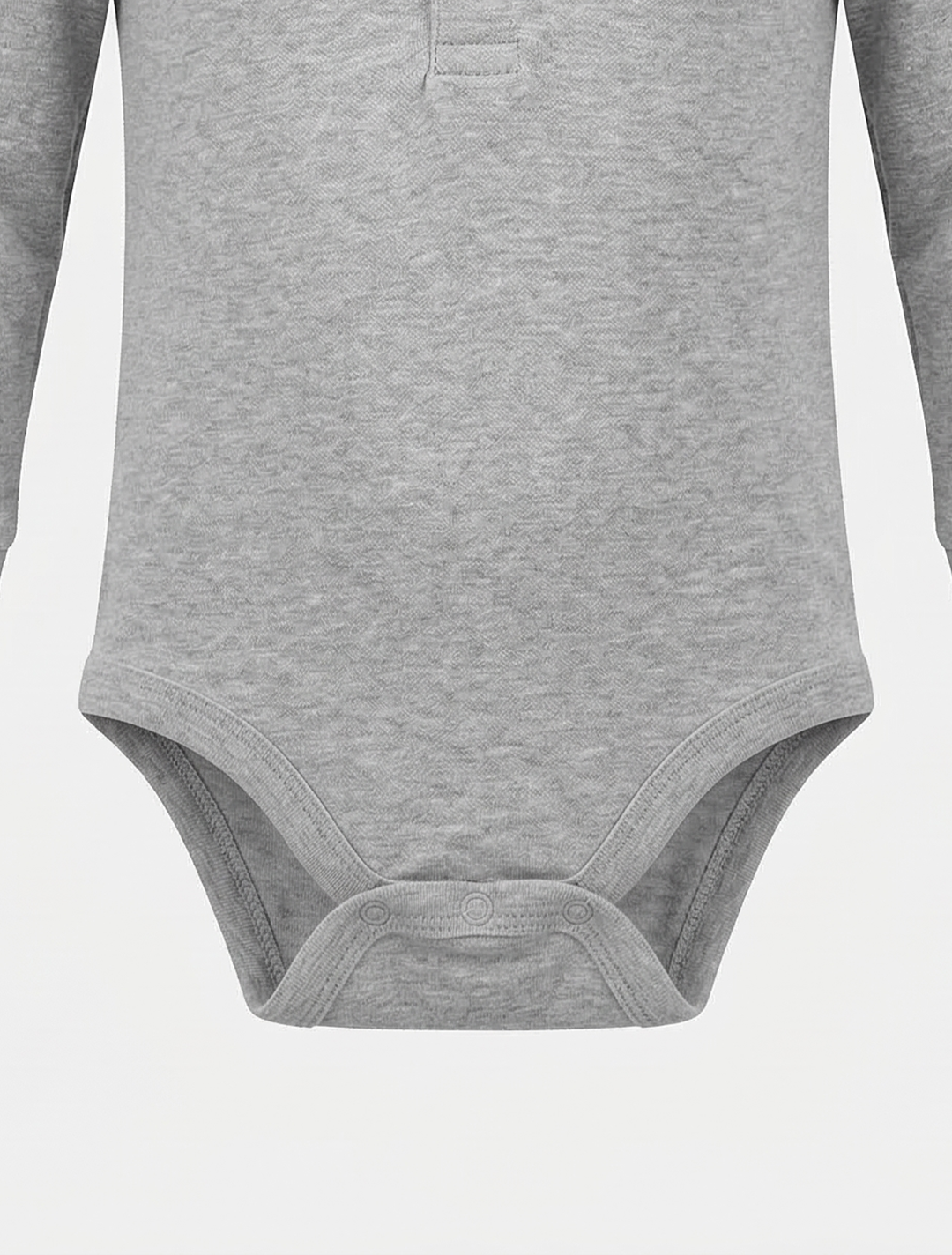 GREY COLLAR BOYS ONESIE