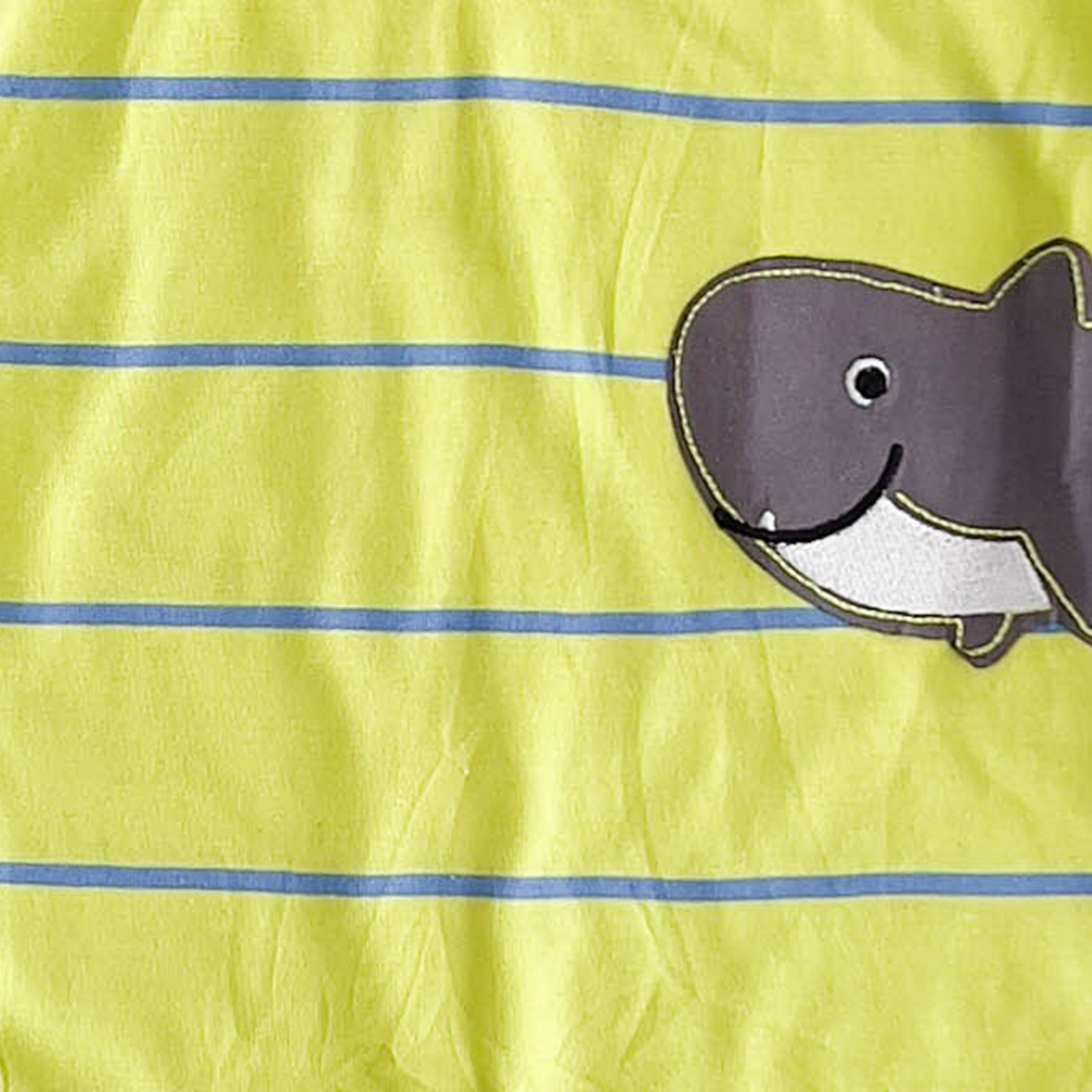 FLUORESCENT GREEN STRIPED JUMPSUIT