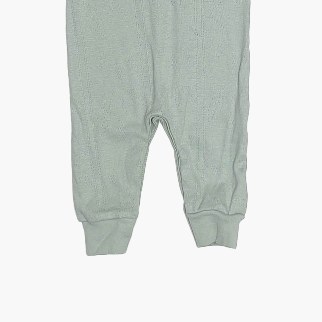 PASTEL GREEN POINTELLE ROMPER