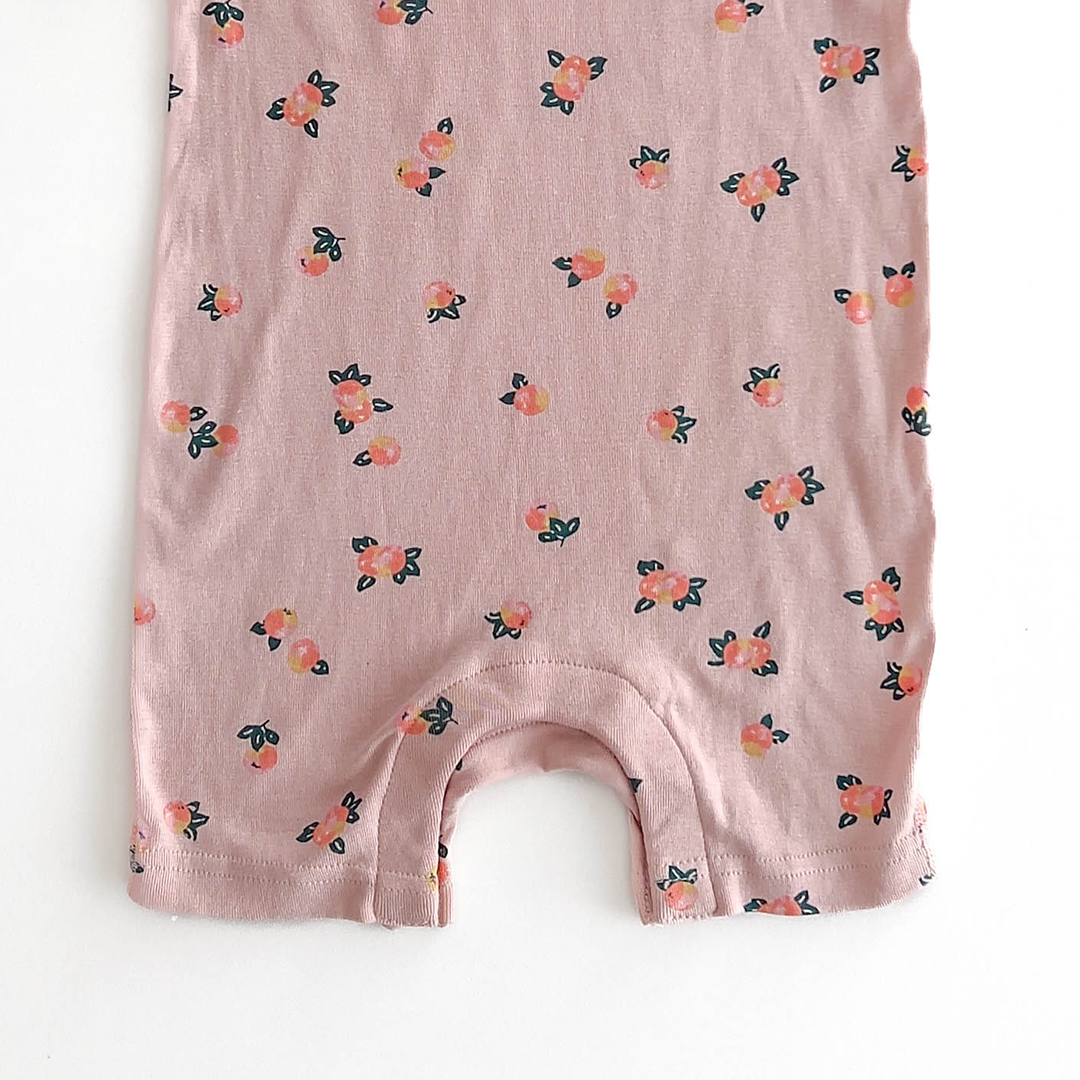 DUSTY PINK FLORAL PATTERNED JUMPSUIT