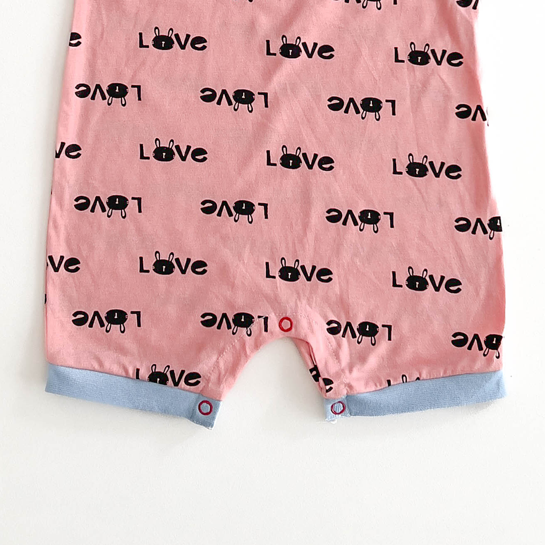 LOVE PATTERNED JUMPSUIT